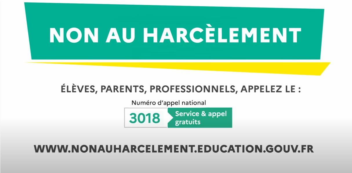 Non au harcèlement